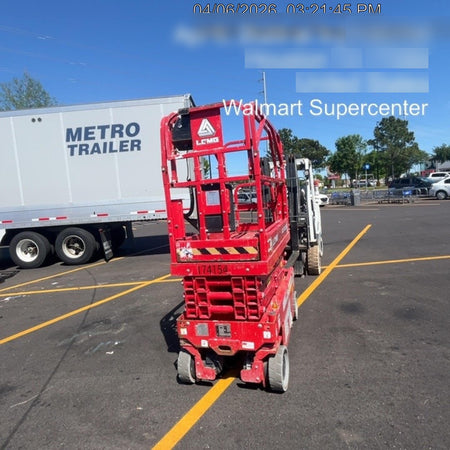 2021 Lgmg AS1932E Electric Drive, Solid Non Marking Tires, Dual Beacons