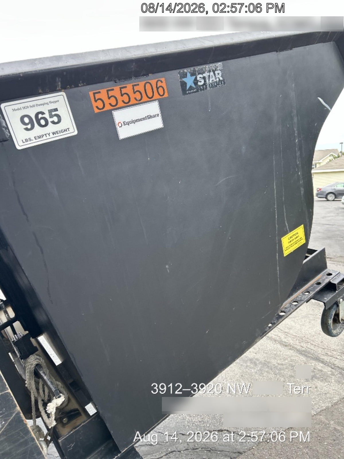 2025 STAR INDUSTRIES M-1820 - Self-Dump Hopper