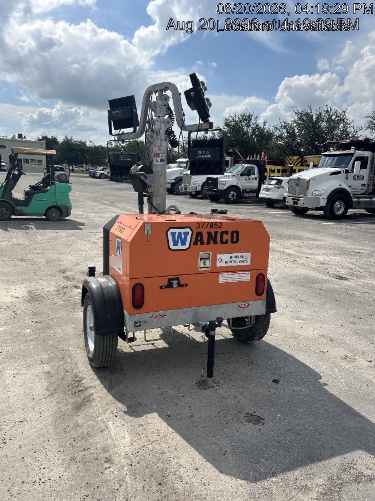 2023 Wanco WLTT-4MM4K Diesel, Deep Sea Controller, Shore Power Plug, Auto Start, (4) 350W LED Floodlights, 4kW Generator, 60 Gal Fuel Tank, 2" Ball, T3