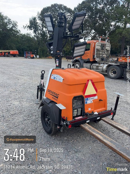 2024 Generac MLT6SKDS-STD4 ELEC WINCH Diesel, Electric Winch Mast, Powerzone Controller, (4) 320W LED Lights, 4kW Generator, 39.9 Gal Fuel Tank, 2" Ball, T3