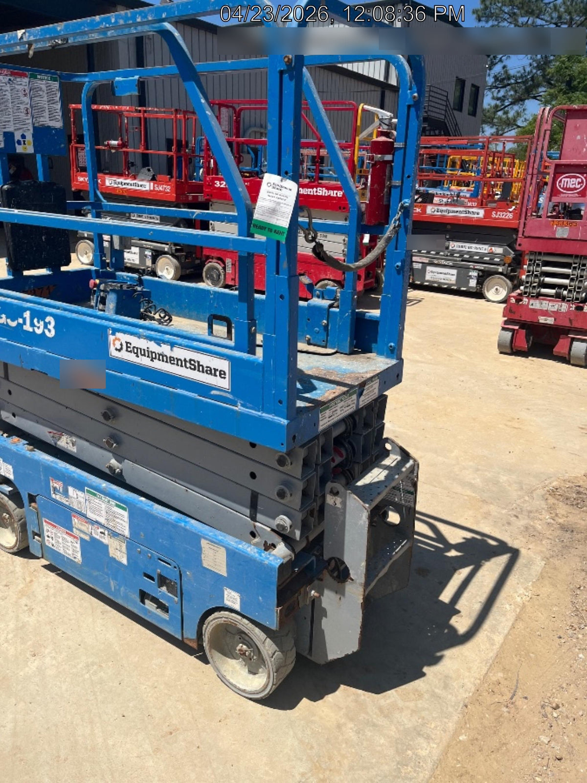 2020 Genie GS-1930 Fixed rails with chain entry gate - Pre A92.20