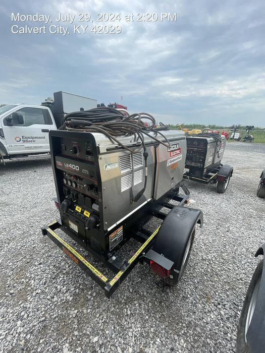 2024 Lincoln Electric LE400 Kubota V1505, Trlr, Cable Rack, Light Kit, ES Decals, T3