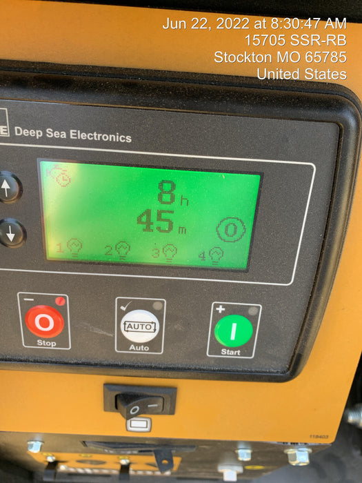 2022 Allmand NLV3GR (4) LED Light Fixture 350W, 23' Vertical Mast, 3kW Prime, Towable, Deep Sea L401, Leveling Jacks, Yanmar T4F 5.8hp