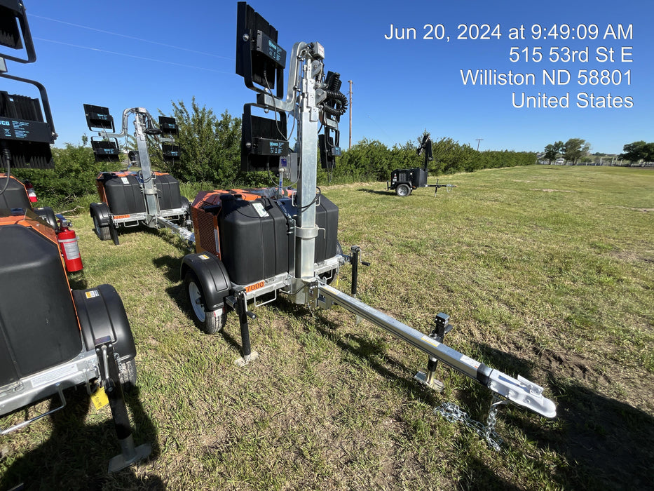 2024 Wanco WLTT-4MM4K Diesel, Deep Sea Controller, Shore Power Plug, Auto Start, (4) 350W LED Floodlights, 4kW Generator, 60 Gal Fuel Tank, 2" Ball, T3