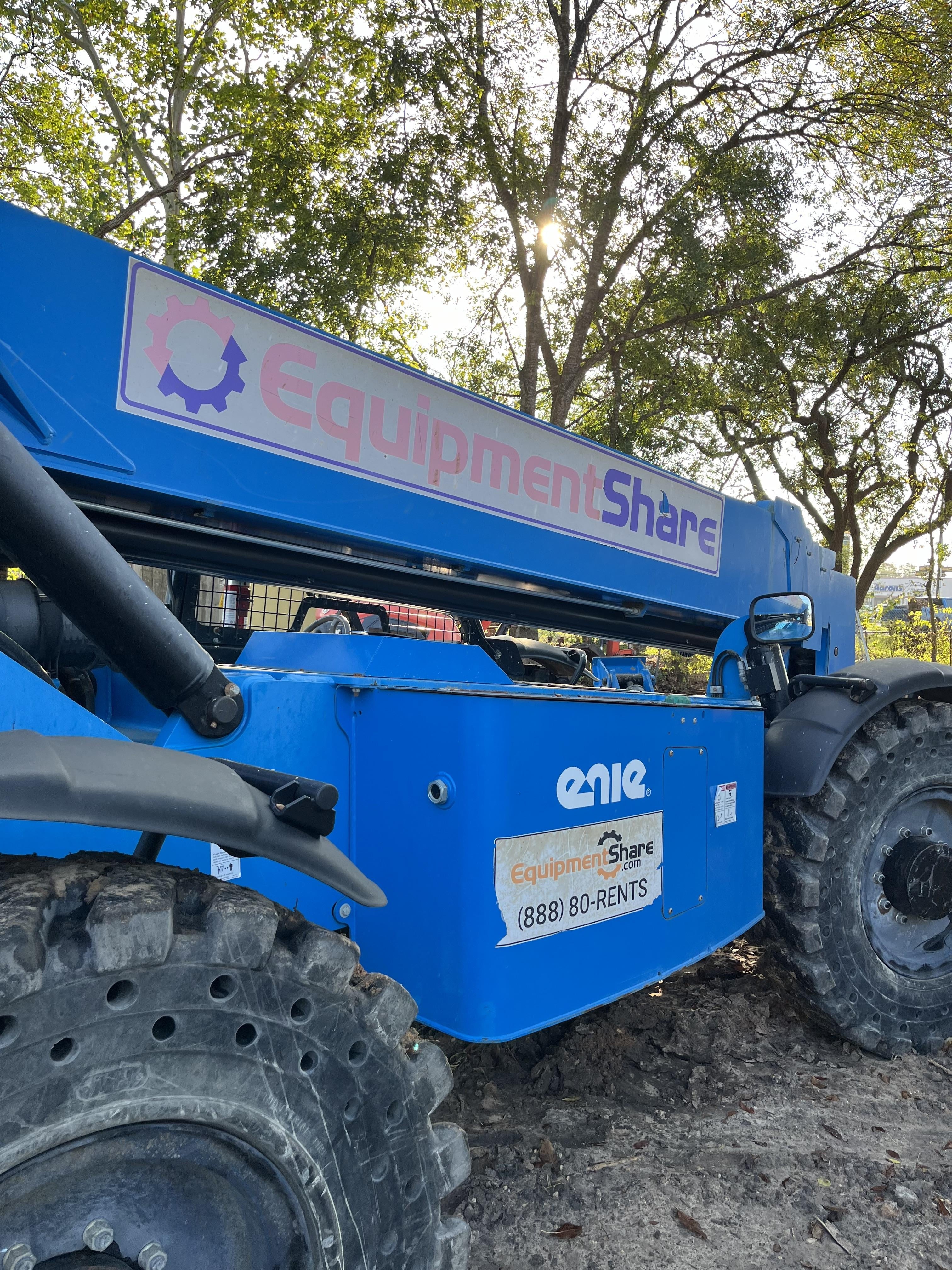 2017 Genie GTH-1056 Genie GTH1056, Solid Tires, 60" carriage, Open ROPS
