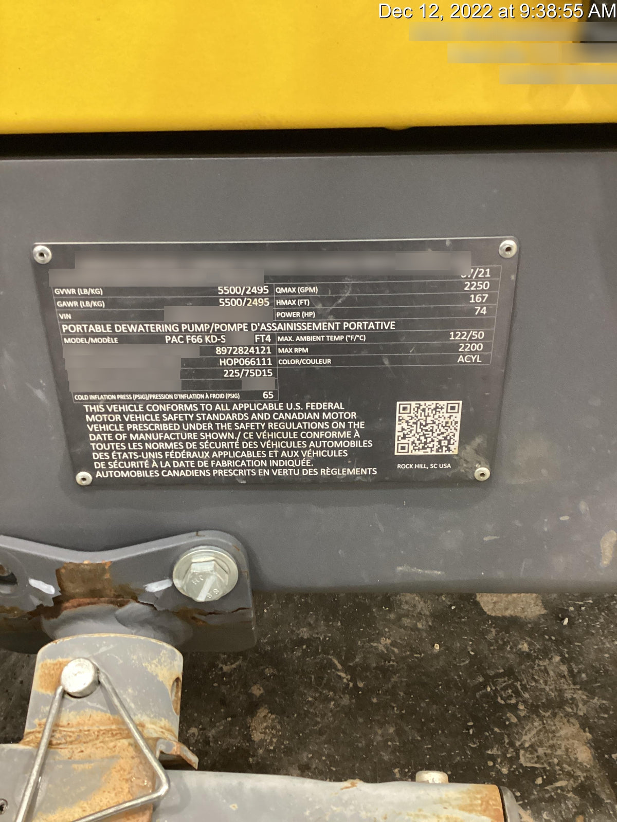 2021 ATLAS COPCO PAC F66 KD-S