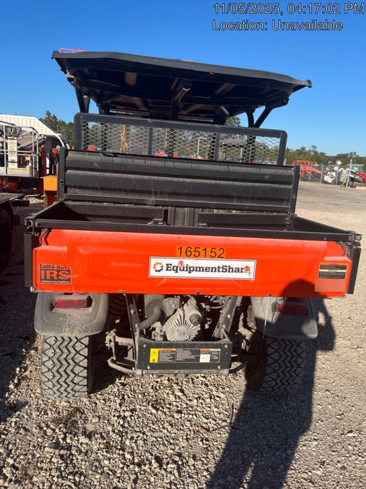 2021 Kubota RTV-X1140W-H Plastic Canopy, Windshield Acrylic Clear, LED Strobe Light, Wire Harness Kit, Back up Alarm