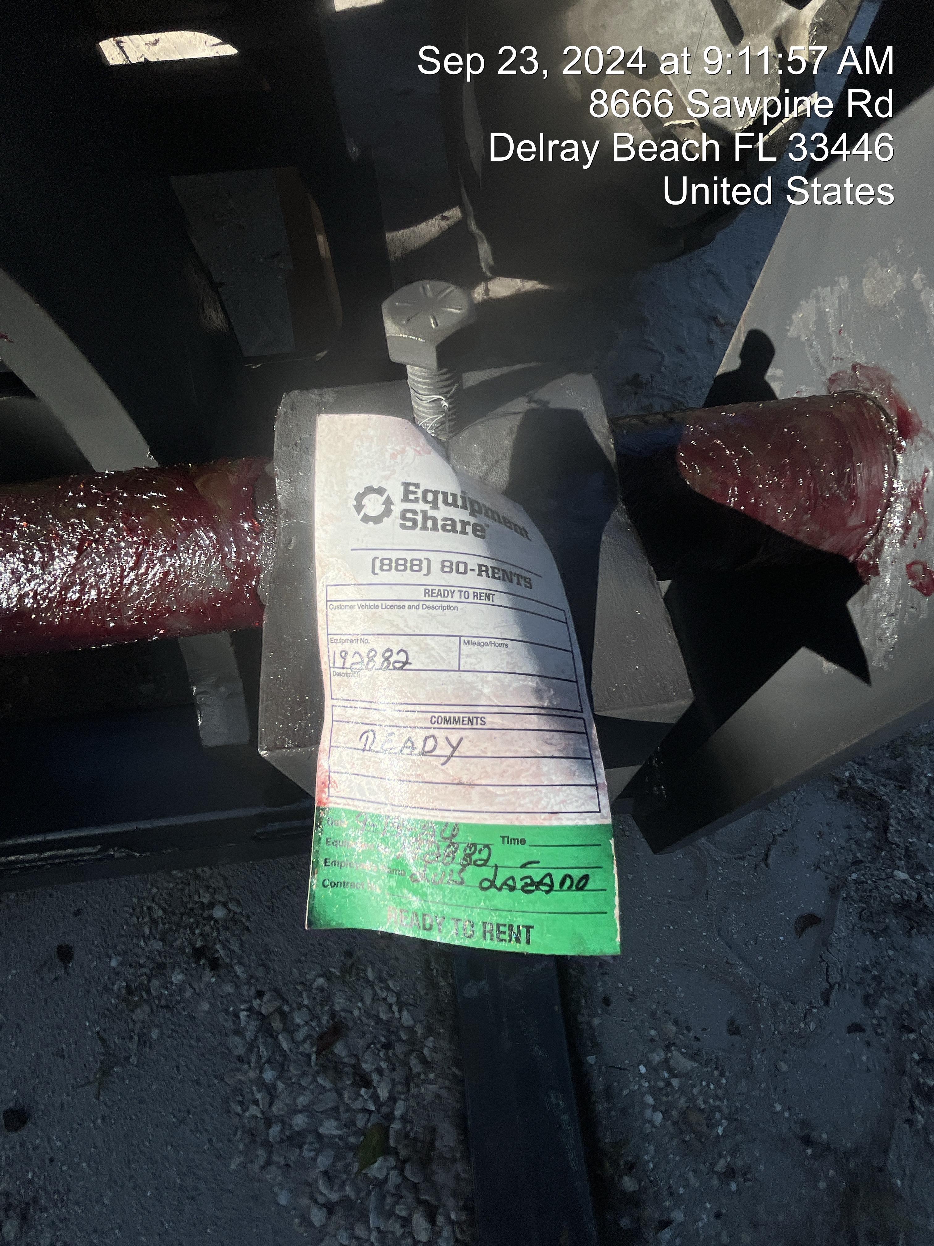 2014 WERK-BRAU 96" Loader Fork Carriage - Werk-Brau