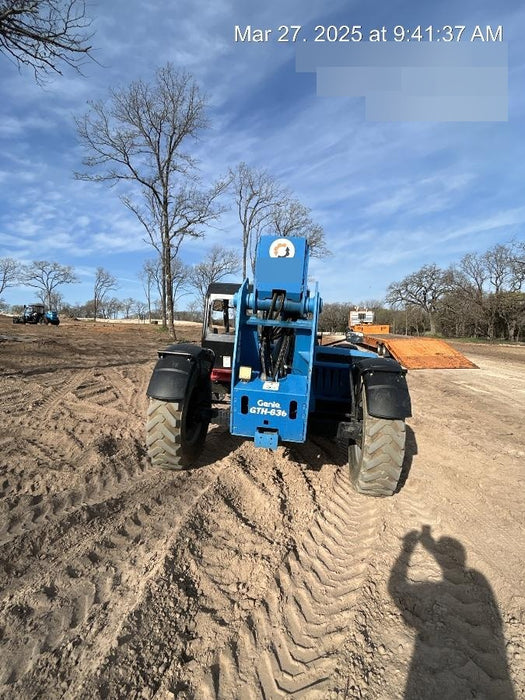 2018 Genie GTH-636 GTH-636 w/Open ROPS, Solid Tires, beacon/work lights, 48" carriage/forks