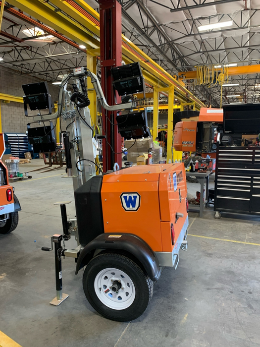 2024 Wanco WLTT-4MM4K Diesel, Deep Sea Controller, Shore Power Plug, Auto Start, (4) 350W LED Floodlights, 4kW Generator, 60 Gal Fuel Tank, 2" Ball, T3
