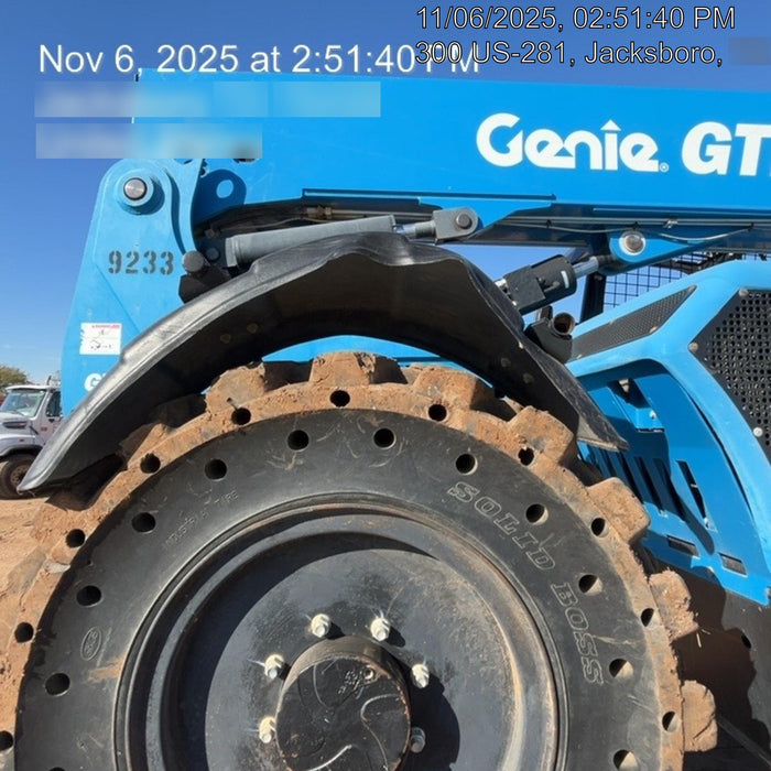 2018 Genie GTH-636 Genie GTH-636 w/Open ROPS, Solid Tires, Work Light/Beacon, 48" Carriage and Forks