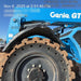2018 Genie GTH-636 Genie GTH-636 w/Open ROPS, Solid Tires, Work Light/Beacon, 48" Carriage and Forks