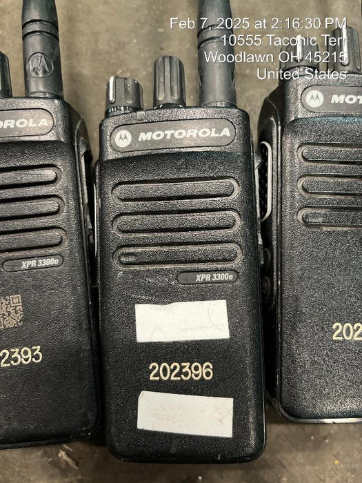 2021 MOTOROLA XPR3300E