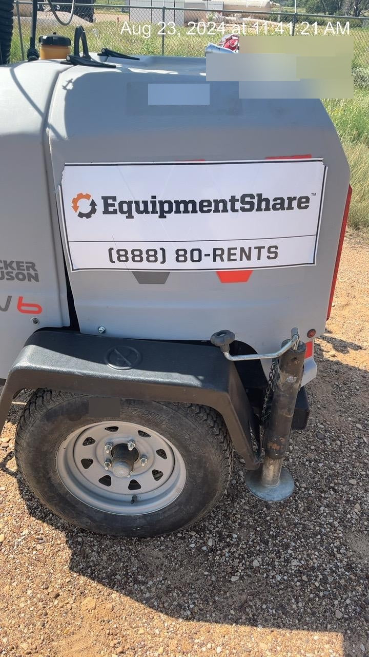 2019 Wacker Neuson LTV6L-MH Wacker Neuson LTV6L Mobile Light Tower w/Fuel Level Sensor Installed