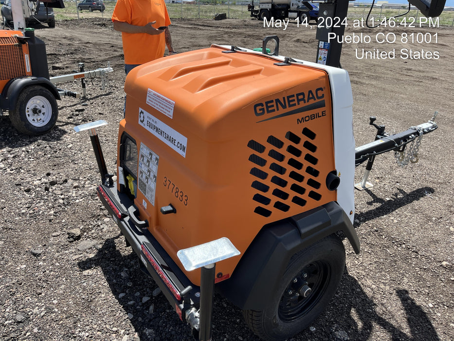 2023 Generac MLT2 Diesel, Flex Switch 120V Input, Powerzone Controller, 
(4) 320W LED Lights, 4kW Generator, 39.9 Gal Fuel Tank, 2" Ball, T3