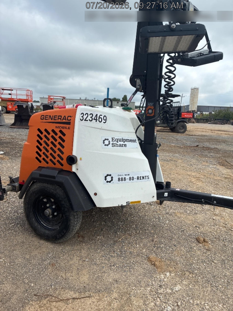 2023 Generac MLT2 Diesel, Flex Switch 120V Input, Powerzone Controller, (4) 320W LED Lights, 4kW Generator, 39.9 Gal Fuel Tank, 2" Ball, T3