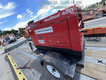 2022 Shindaiwa DGW400MDL Kubota D902 Engine, 23 HP, Dual Op Welder, Wire, Arc, Droop Stick, Tig, and CC Stick Functionality, Simulphase, 3 Phase and 1 Phase Gen Output, Single Axle NB Trlr, Slr Trckl Chrg 12V 12W, Fire Ext