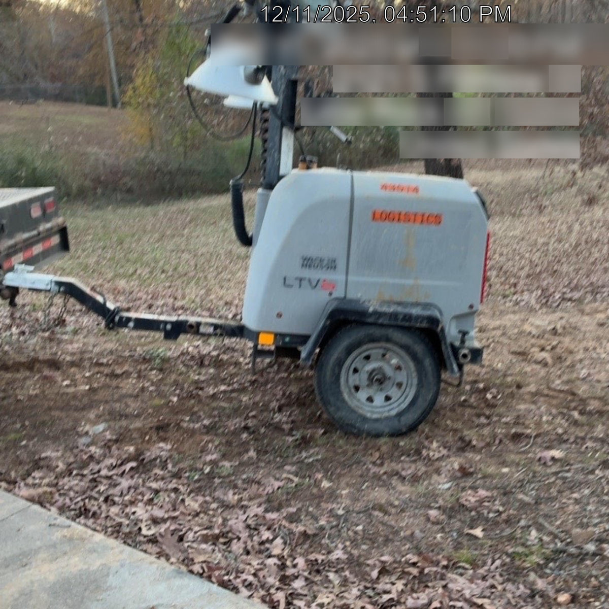 2019 Wacker Neuson LTV6L-MH Wacker Neuson LTV6L Mobile Light Tower w/Fuel Level Sensor Installed