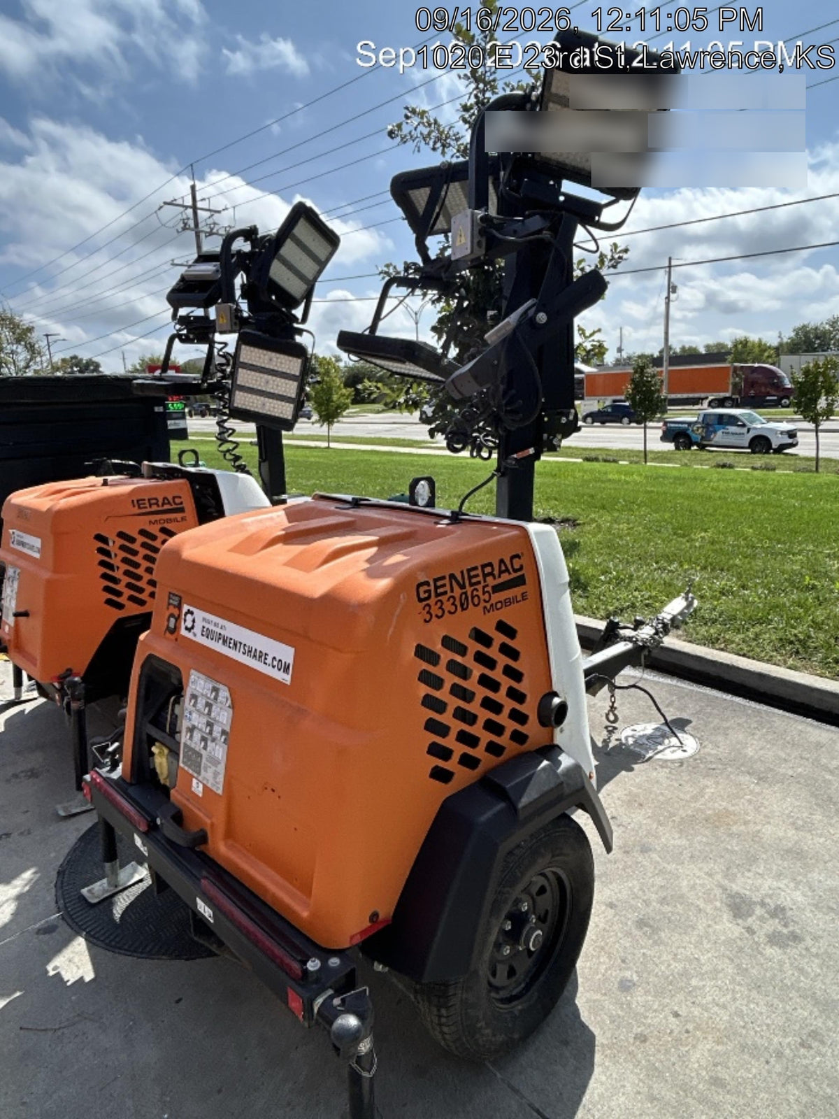 2023 Generac MLT2 Diesel, Flex Switch 120V Input, Powerzone Controller, (4) 320W LED Lights, 4kW Generator, 39.9 Gal Fuel Tank, 2" Ball, T3