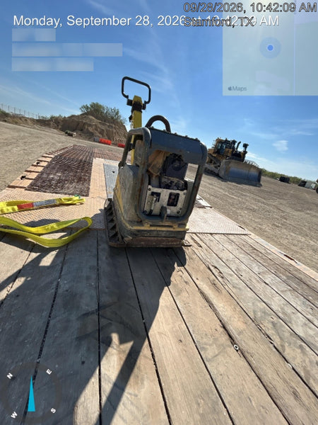2020 Wacker Neuson DPU4545HEH Reversible Plate Compactor, Diesel