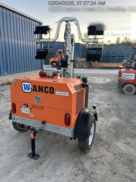 2024 Wanco WLTT-4MM4K Diesel, Deep Sea Controller, Shore Power Plug, Auto Start, (4) 350W LED Floodlights, 4kW Generator, 60 Gal Fuel Tank, 2" Ball, T3