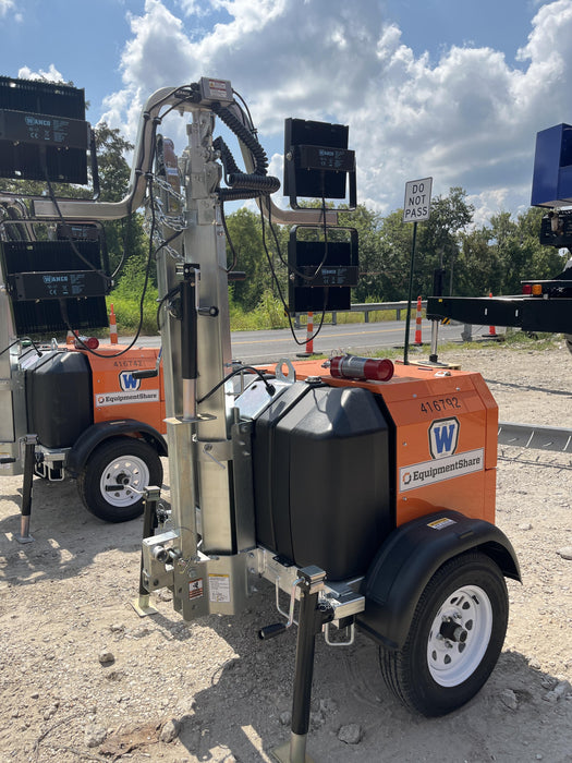 2024 Wanco WLTT-4MM4K Diesel, Deep Sea Controller, Shore Power Plug, Auto Start, (4) 350W LED Floodlights, 4kW Generator, 60 Gal Fuel Tank, 2" Ball, T3