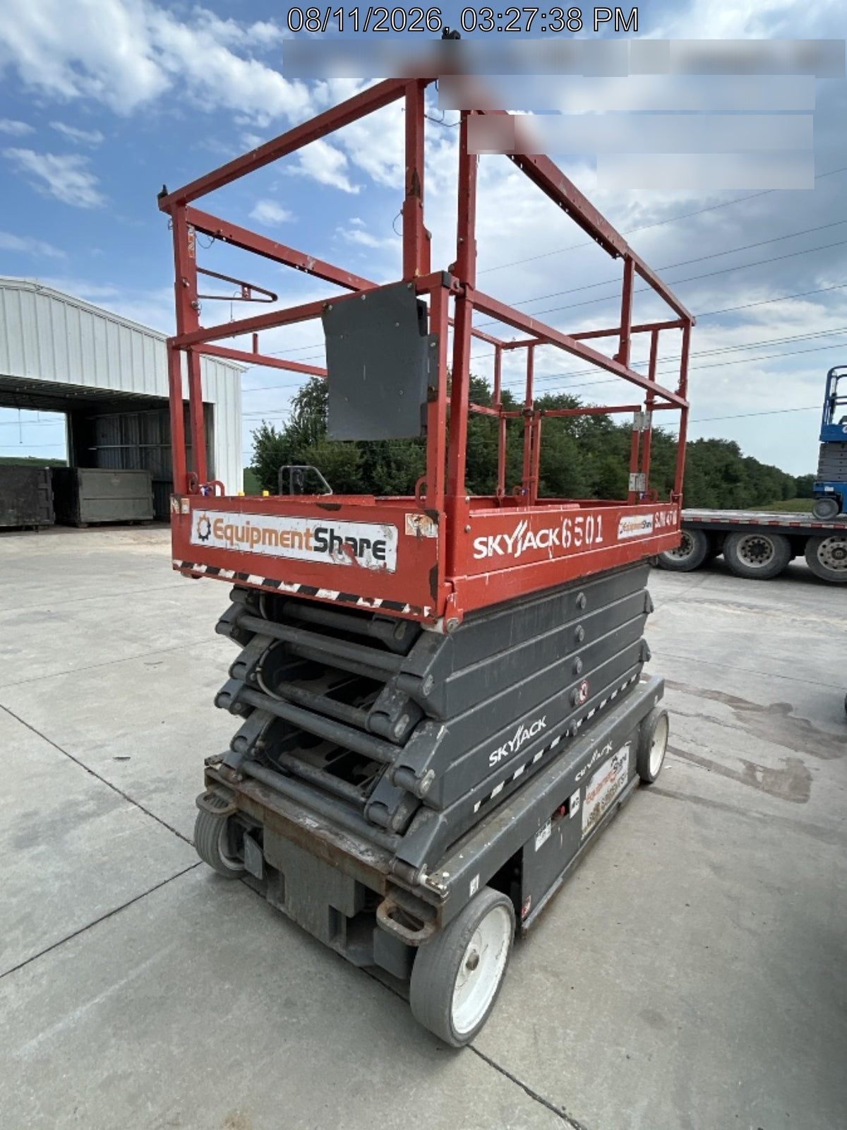 2017 Skyjack SJIII-4740 Skyjack SJ4740, Extended Warranty 5yr/5k hr
