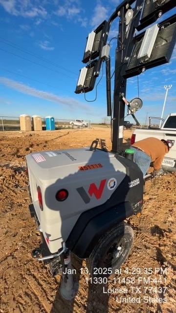 2024 Wacker Neuson LTT4 Diesel, Kohler KDW702, Deep Sea Controller, Auto Start, LED 320W, Bypass Outlet, T3