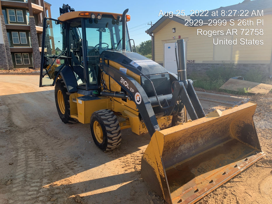 2020 John Deere 310LEP Cab/Heat/Air, 4WD, Standard Stick, Pilot Controls, 2 Way Hydraulics, TAG Manual QC