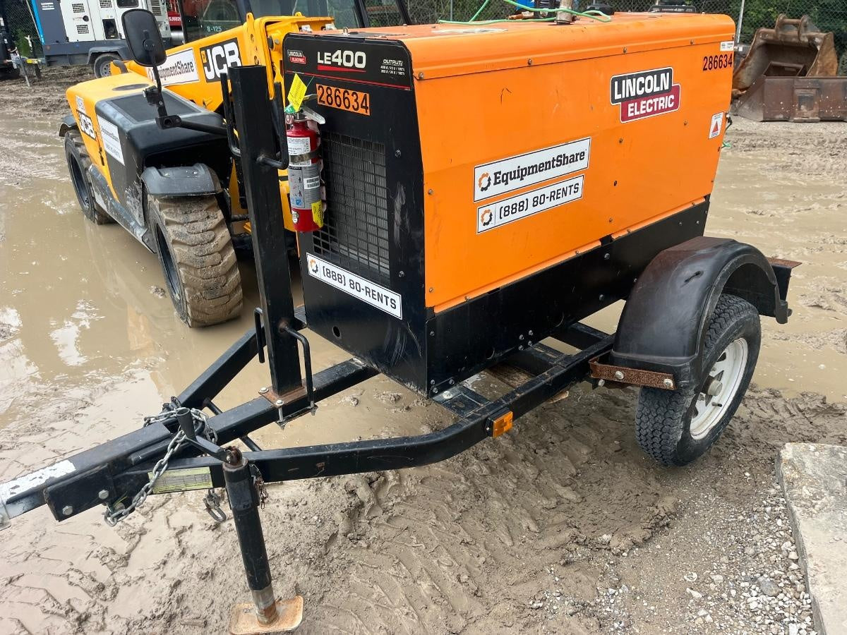 2022 Lincoln Electric LE400 Kubota V1505, Trlr, Cable Rack, Light Kit, ES Decals, T3