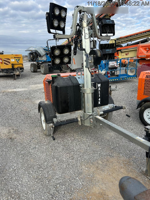 2024 Wanco WLTT-4MM4K Diesel, Mitsubishi L2E, 9.0HP @1800 rpm, Deep Sea Controller, Shore Power Plug, Auto Start, (4) 350W LED Floodlights, 4kW Generator, 60 Gal Fuel Tank, 2" Ball, T3