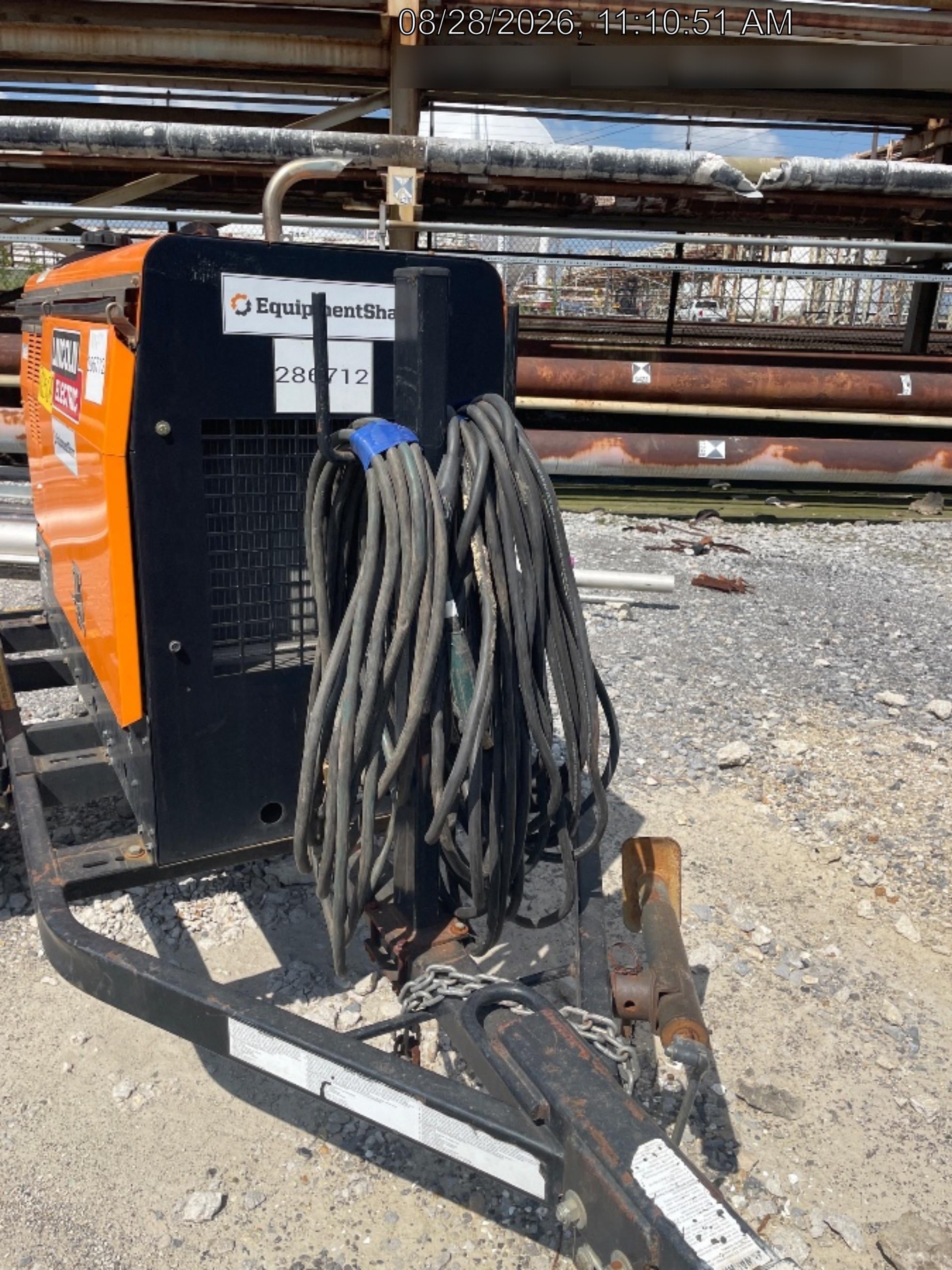 2022 Lincoln Electric LE400 Kubota V1505, Trlr, Cable Rack, Light Kit, ES Decals, T3