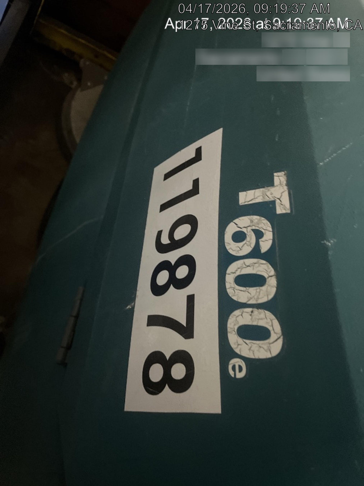 2020 TENNANT T600E