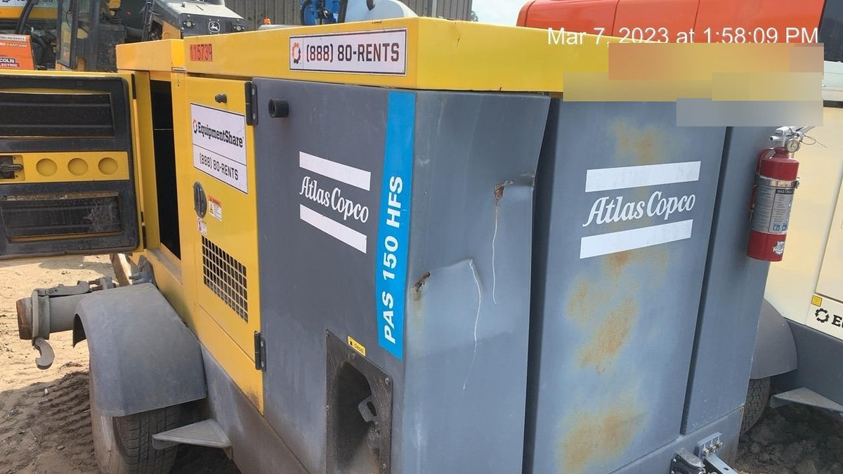 2020 ATLAS COPCO PAS 150 HF CS Enclosed