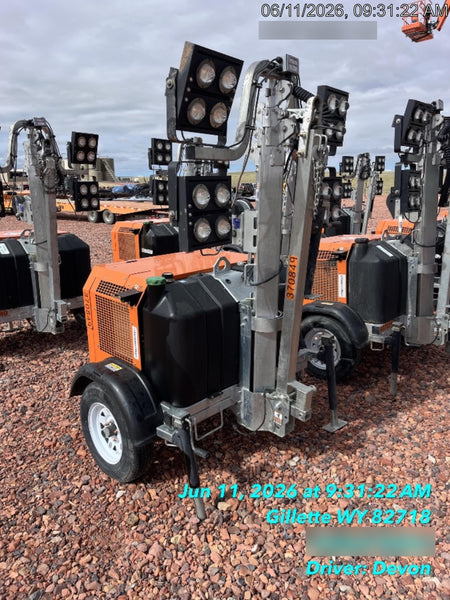2023 Wanco WLTT-4MM4K Diesel, Deep Sea Controller, Shore Power Plug, Auto Start, (4) 350W LED Floodlights, 4kW Generator, 60 Gal Fuel Tank, 2" Ball, T3