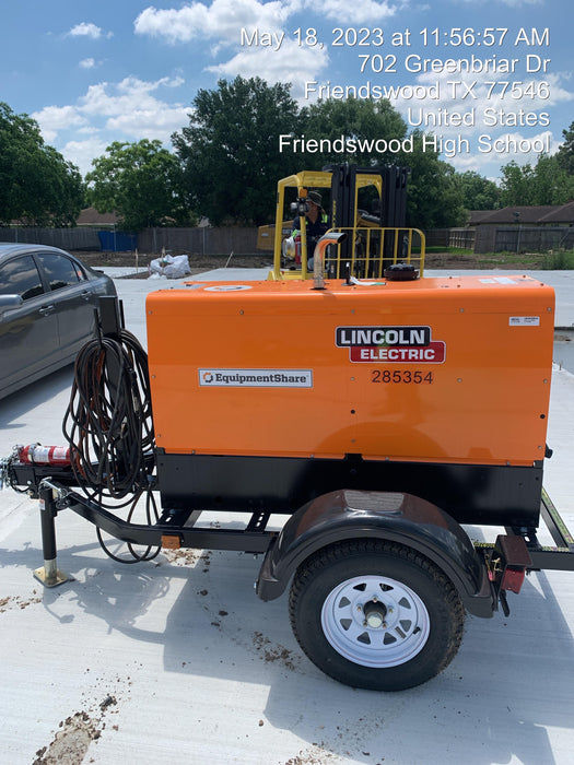 2022 Lincoln Electric LE400 Kubota V1505, Trlr, Cable Rack, Light Kit, ES Decals, T3