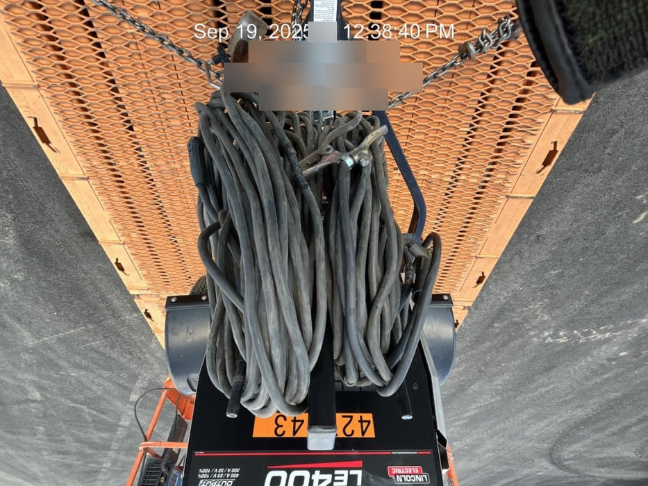 2024 Lincoln Electric LE400 Kubota V1505, Trlr, Cable Rack, Light Kit, ES Decals, T3