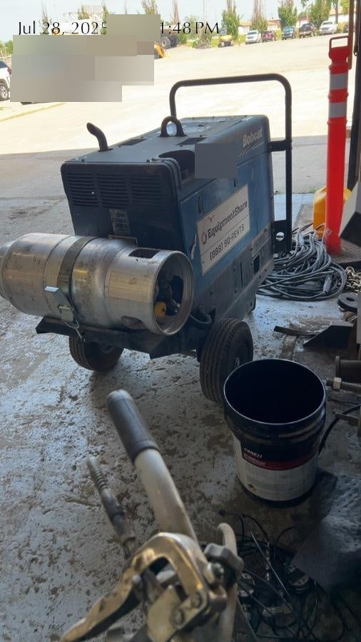 2019 Miller Electric BOBCAT 250 LP/Propane, Running Gear, Tank Bracket, Hose