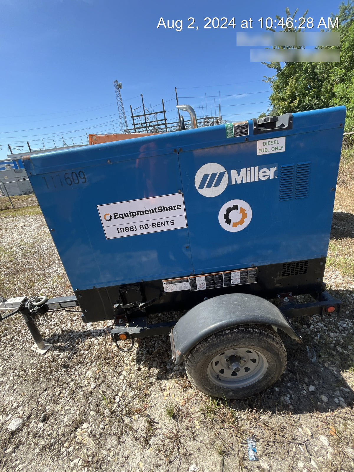 2020 MILLER ELECTRIC BB500