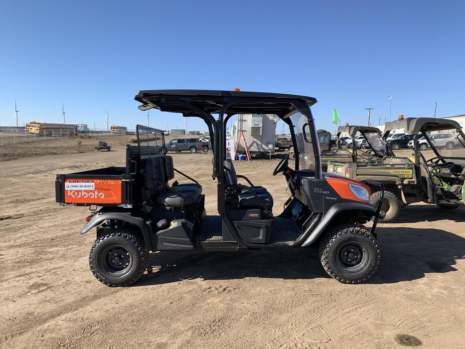 2022 Kubota RTV-X1140W-H Plastic Canopy, Windshield Acrylic Clear, LED Strobe Light, Wire Harness Kit, Back up Alarm