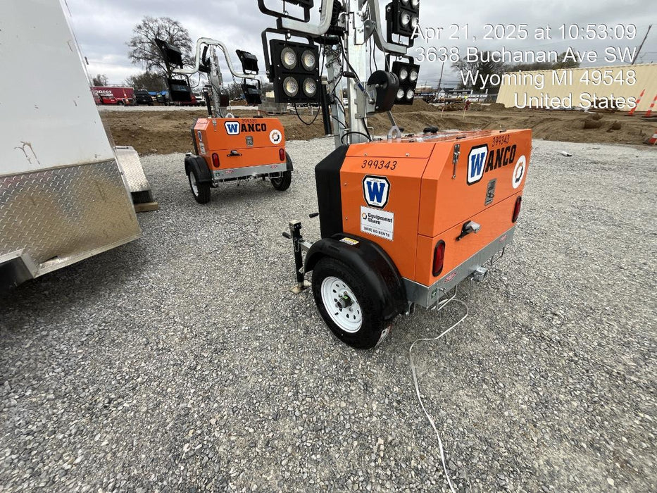 2024 Wanco WLTT-4MM4K Diesel, Deep Sea Controller, Shore Power Plug, Auto Start, (4) 350W LED Floodlights, 4kW Generator, 60 Gal Fuel Tank, 2" Ball, T3