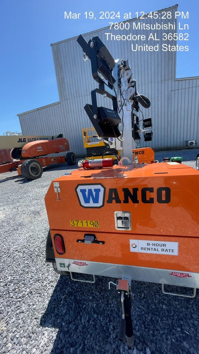 2023 Wanco WLTT-4MM4K Diesel, Deep Sea Controller, Shore Power Plug, Auto Start, (4) 350W LED Floodlights, 4kW Generator, 60 Gal Fuel Tank, 2" Ball, T3