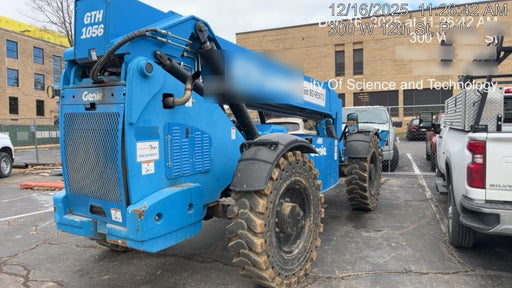 2019 Genie GTH-1056 Canopy, Solid RT Tires, LED Work Lights, Beacon 60" QA Carriage, 60" Forks