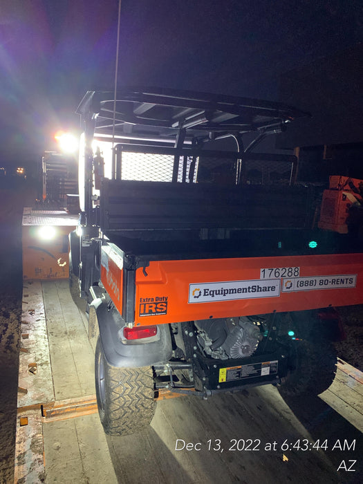 2021 Kubota RTV-X1140W-H Plastic Canopy, Windshield Acrylic Clear, LED Strobe Light, Wire Harness Kit, Back up Alarm