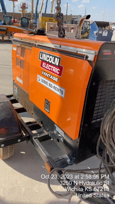 2021 Lincoln Electric Vantage 322 Vantage 322 Ready Pak 3 w/ Decals, ORANGE (includes trailer, cable rack, fender light kit) NO Telematics