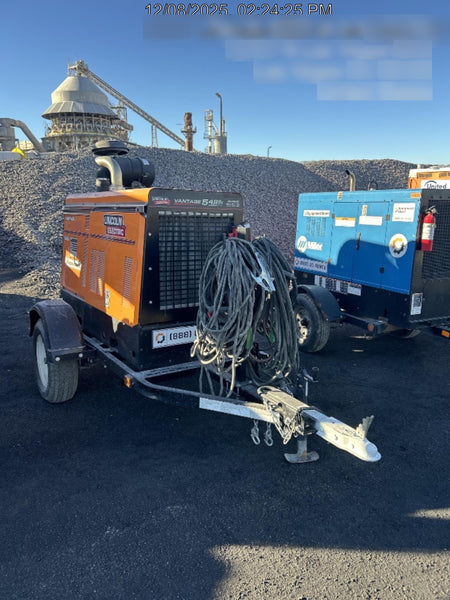 2021 Lincoln Electric Vantage 549X Ready Pak 3, ORANGE (includes trailer, cable rack, fender light kit)