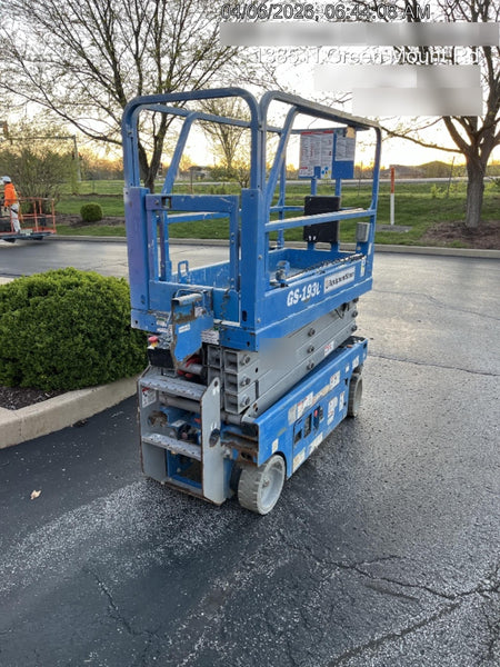 2020 Genie GS-1930 Solid Non Marking Tires, Beacon, Folding rails with half height swing gate