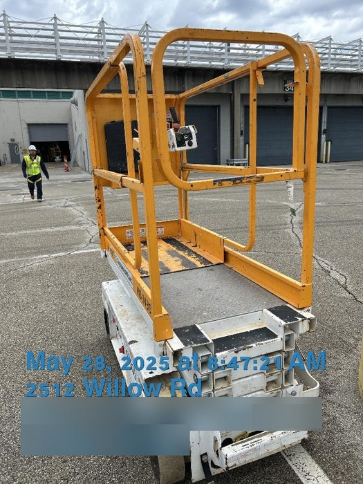Custom Equipment HB-1430 Hy-Brid Scissor Lift
Platform capacity up to 670 lbs
Working height up to 20 ft
Weighs under 1,700 lbs
Non-marking wheels
