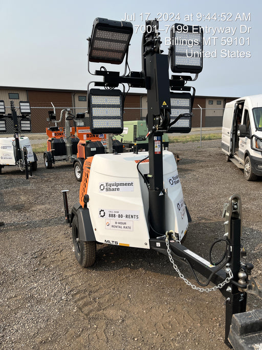 2024 Generac MLT2 Diesel, Flex Switch 120V Input, Powerzone Controller, 
(4) 320W LED Lights, 4kW Generator, 39.9 Gal Fuel Tank, 2" Ball, T3