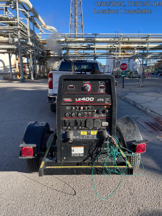 2024 Lincoln Electric LE400 Kubota V1505, Trlr, Cable Rack, Light Kit, ES Decals, T3